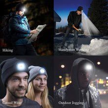 Load image into Gallery viewer, LED Knitted Winter Beanie Hat