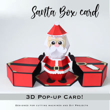 Load image into Gallery viewer, 🎅3D Santa Claus Prank Pop-up Box card🥳
