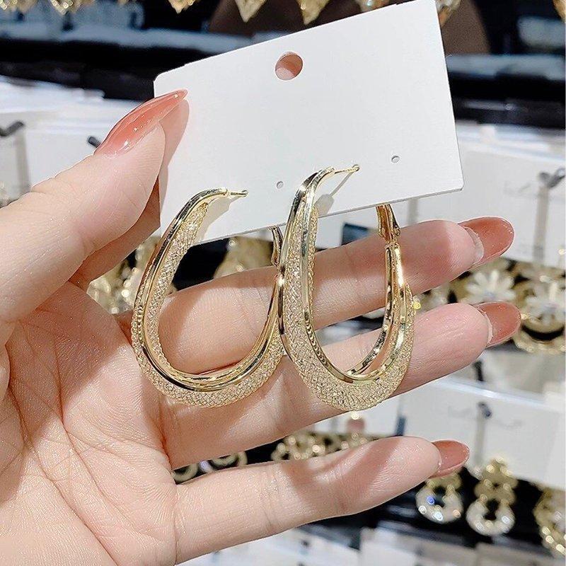 Withinhand Fashion Oval Earrings