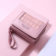 Load image into Gallery viewer, Large Capacity Multi-card Zipper Tri-fold Coin Purse
