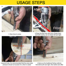 Load image into Gallery viewer, Woodworking Square Hole Drill Bits Adapter Bracket