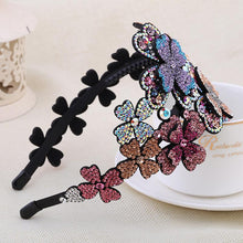 Load image into Gallery viewer, Crystal Flower Headband