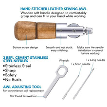 Load image into Gallery viewer, Pre-Sale>>Leathercraft Sewing Stitching Awl Needle Tool