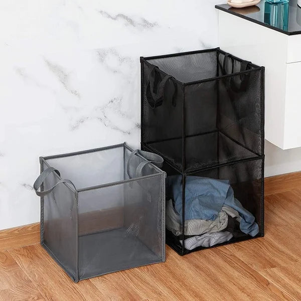 Collapsible laundry basket