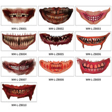 Load image into Gallery viewer, Halloween Prank Makeup Temporary Tattoo（10pcs）