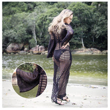 Load image into Gallery viewer, Beach Skirt Long-sleeved Bikini Outer - White