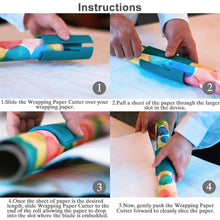 Load image into Gallery viewer, Christmas Gift Wrapping Paper Cutter