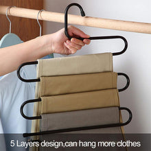 Load image into Gallery viewer, S-Shape Stainless Steel Clothes Hangers
