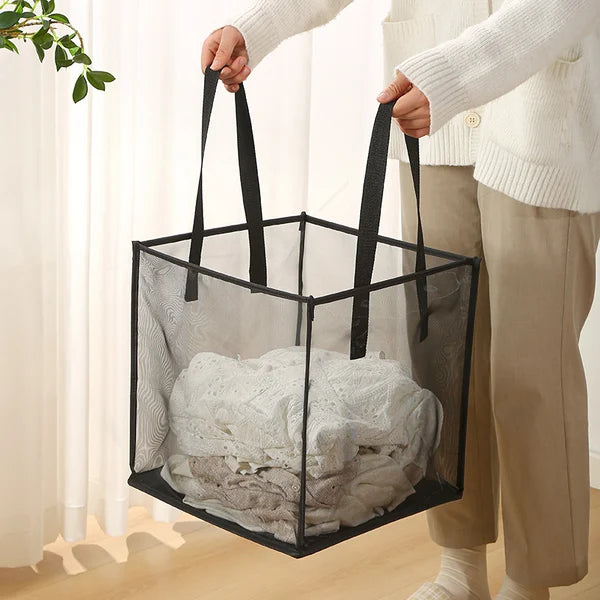 Collapsible laundry basket