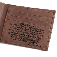 Load image into Gallery viewer, You Will Never Lose - Top-grain Leather Wallet