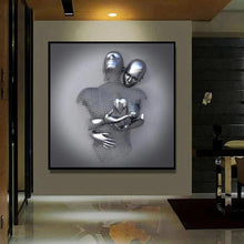 Load image into Gallery viewer, Love Heart Art Wall Painting