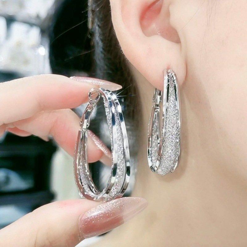 Withinhand Fashion Oval Earrings