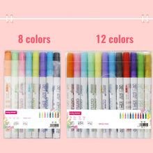 Load image into Gallery viewer, 🎄Gorgeous Double Outline Markers Set (8/12 colors)🎁
