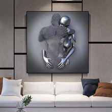Load image into Gallery viewer, Love Heart Art Wall Painting