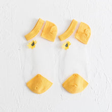Load image into Gallery viewer, Translucent Daisy Socks