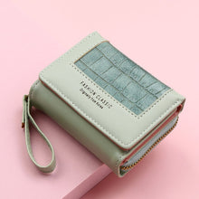 Load image into Gallery viewer, Large Capacity Multi-card Zipper Tri-fold Coin Purse