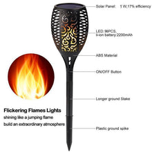 Load image into Gallery viewer, LED Solar Path Torch Light Dancing Flame
