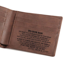 Load image into Gallery viewer, You Will Never Lose - Top-grain Leather Wallet