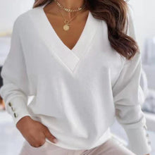 Load image into Gallery viewer, V-neck Knitted Sweater