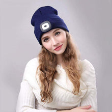 Load image into Gallery viewer, LED Knitted Winter Beanie Hat