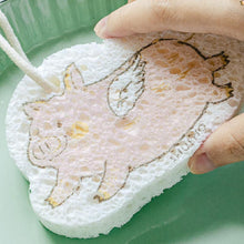 Load image into Gallery viewer, Compressed Wood Pulp Sponge Wipe