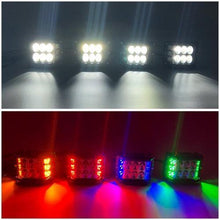 Load image into Gallery viewer, Dual Side Shooter Dual Color Strobe Cree Pods