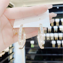 Load image into Gallery viewer, Fashion Cross Curved Earrings