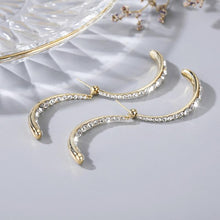 Load image into Gallery viewer, Fashion Cross Curved Earrings