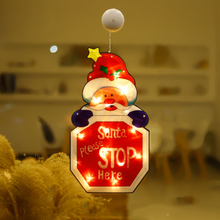 Load image into Gallery viewer, Christmas window suction cup lights
