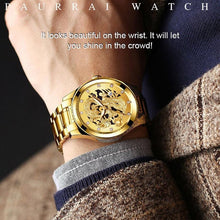 Load image into Gallery viewer, Fashionable Embossed Golden Dragon Watch