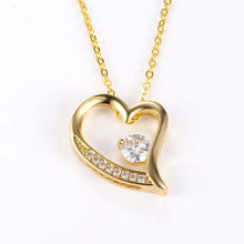 Load image into Gallery viewer, Heart Inlaid Zircon Necklace