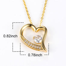 Load image into Gallery viewer, Heart Inlaid Zircon Necklace