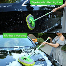 Load image into Gallery viewer, Three-section Telescopic Car Wash Mop