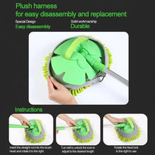 Load image into Gallery viewer, Three-section Telescopic Car Wash Mop