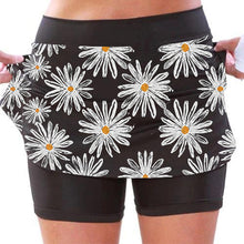 Load image into Gallery viewer, Women&#39;s Daisy Print Mid-rise Sweatpants