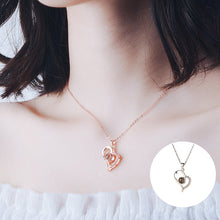Load image into Gallery viewer, I Love You Roses Bloom Necklace in 100 Languages Gift Set