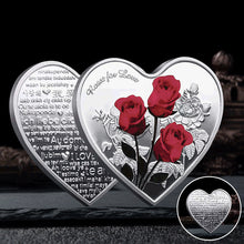 Load image into Gallery viewer, Rose Heart-Shaped Commemorative Coin