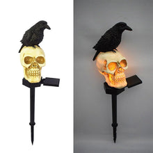 Load image into Gallery viewer, Halloween Solar Skull Crow Decorative Lights