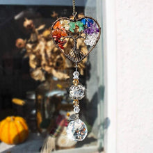 Load image into Gallery viewer, Crystal Wind Chime Tree Of Life Suncatcher