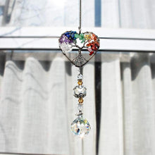 Load image into Gallery viewer, Crystal Wind Chime Tree Of Life Suncatcher